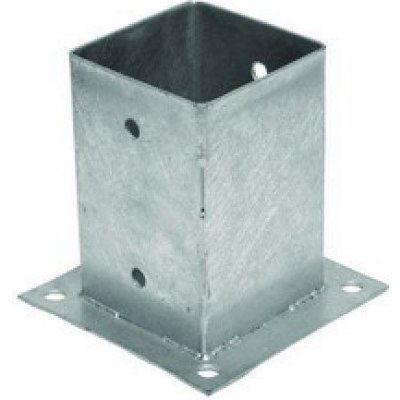 LEVIOR Patka sloupku 101x101x150mm tl. 1. 8mm ZN, 55422 – Zboží Mobilmania