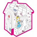 Mochtoys Coloring House 11122 papírový domeček omalovánky Princezna