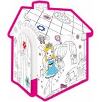 Mochtoys Coloring House 11122 papírový domeček omalovánky Princezna – Zbozi.Blesk.cz