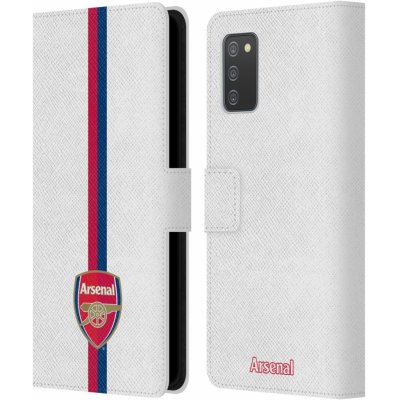 Pouzdro HEAD CASE Samsung Galaxy A02s / A03s Fotbal Anglická liga Arsenal bílá pruh malý znak – Zboží Mobilmania