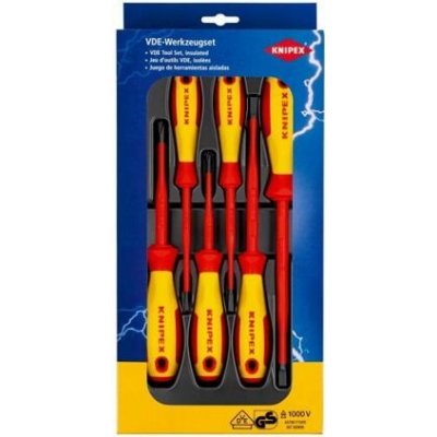 KNIPEX sada šroubováků VDE 1000V, PL+PH, 6-dílná, DIN EN/IEC 60900, 002012V02 – Zbozi.Blesk.cz