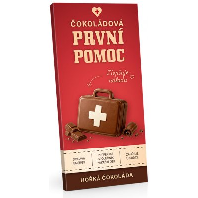 Selllot Hořká čokoláda 60% Čokoládová první pomoc 100 g – Zboží Dáma