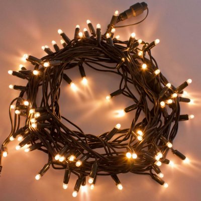 Xmas King XmasKing LED řetěz 20m 200 MAXI LED propojitelné PROFI 2-pin 230V venkovní teplá bílá bez napájení – Zbozi.Blesk.cz