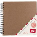 Madrid Papel Import S.L. Album kroužkové kraft 200g/m2, 20 listů 30x30 cm – Zboží Živě