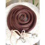 Horse life Jednodílné provazové otěže z kulatého lanahnědá – Zboží Dáma