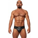 Mister B Leather Premium Jockstrap Black - kožené joscky MEDIUM – Zboží Dáma