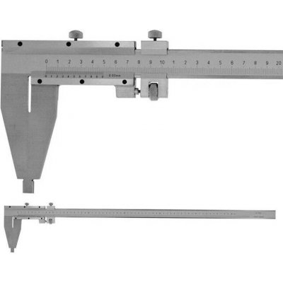 Schut Měřítko posuvné analogové 0-600mm 0,02mm 100mm SO906-234 – Zboží Mobilmania