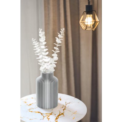 Fiedler Design VÁZA BOTTIGLIA - Jednobarevná, šedá, velikost S – Hledejceny.cz