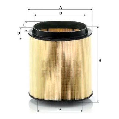 MANN FILTER Vzduchový filtr C 1869 – Hledejceny.cz