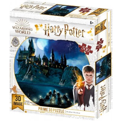 PRIME 3D Harry Potter: Night Warts 3D 500 dílků – Zbozi.Blesk.cz