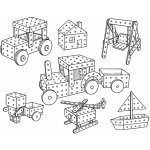 Li Neli Motorická montessori stavebnice papírová vystřihovánka ke stažení v PDF – Sleviste.cz