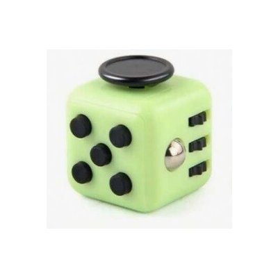 FIDGET CUBE 3,5 x 3,5 cm Zelená – Zboží Mobilmania
