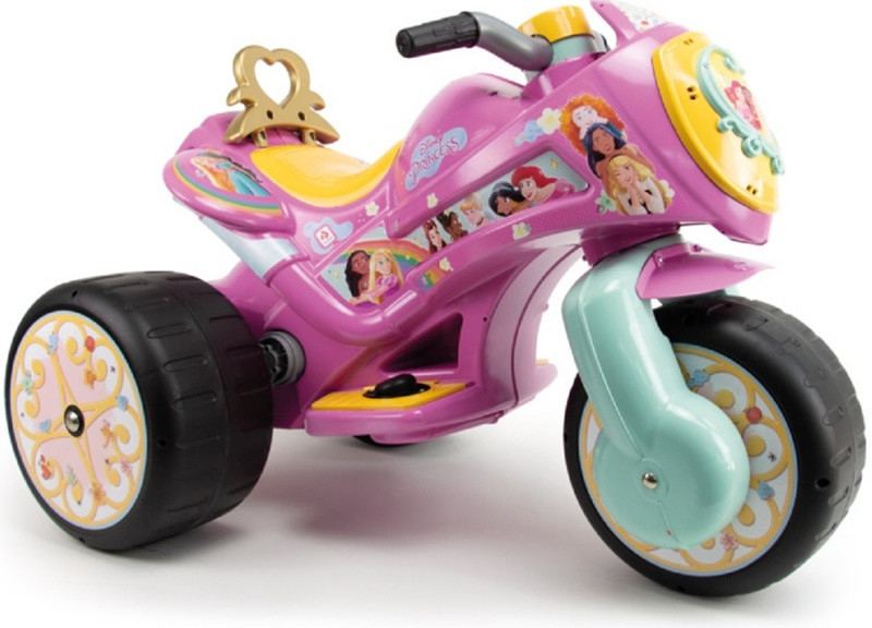 INJUSA Disney Princess Tricycle Ride-on s 6V baterií motorka