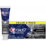 Procter & Gamble Crest 3D White ADVANCED CHARCOAL s černým uhlím 2 x 93 g – Hledejceny.cz