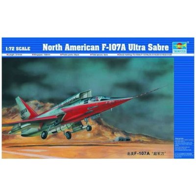 Trumpeter North American F 107A Ultra Sabre 01605 1:72