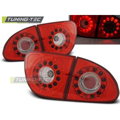 Zadní světla Seat Leon 98-05 - krystal/červené LED – Hledejceny.cz