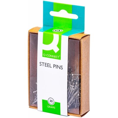 Špendlíky Q-Connect obyčejné, 450 ks – Zboží Dáma