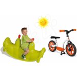 Smoby Set houpačka Tuleň oboustranná s vodotryskem a balanční odrážedlo Learning Bike – Zboží Dáma