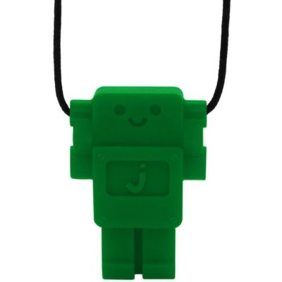 Přívěsek na klíče Jellystone designs Uklidňující robot Zelený