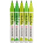 Royal Talens 11509906 Ecoline brushpen set sada štětečkových akvarelových popisovačů green 5 ks – Hledejceny.cz