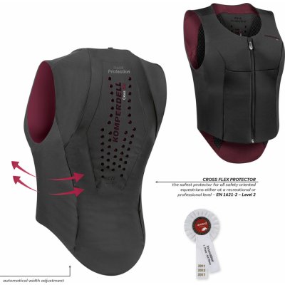 Komperdell Ochrana páteře Ballistic Flex Fit Slim 22 dámská black/red – Zbozi.Blesk.cz