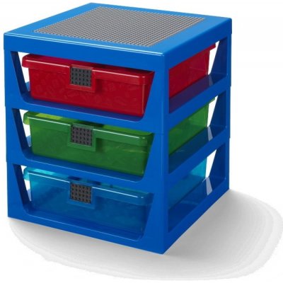 LEGO® Storage organizér dark/modrá 34.6 cm 37.9 cm 32.6 cm