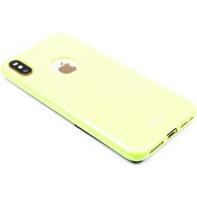 Pouzdro CELLY Gelskin Apple iPhone XS Max, limetkové