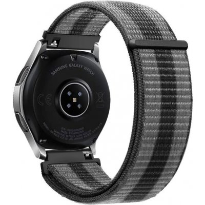 Eternico Airy Universal Quick Release 22mm Elephant Gray with Black stripe AET-UN22AY-ElGr – Zboží Mobilmania