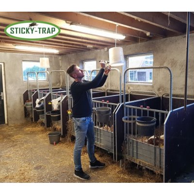 Sticky Trap Bílý kyblík k výrobě pasti na mouchy 3 ks – Hledejceny.cz