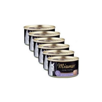 Miamor Filet tuňák a kalmar 6 x 100 g – Sleviste.cz