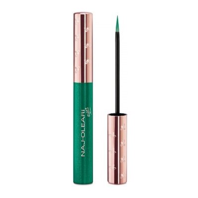 Naj-Oleari Impeccable Eyeliner tekuté oční linky 03 emerald chrome 4 ml