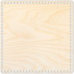 Woody Crafts Přírodní dno na háčkované košíky - Čtverec Velikost: 10x10 cm – Zbozi.Blesk.cz