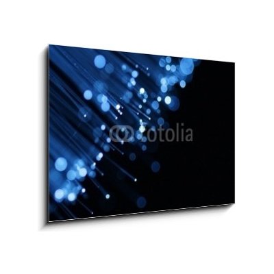 Skleněný obraz 1D - 100 x 70 cm - Fiber optics Optická vlákna