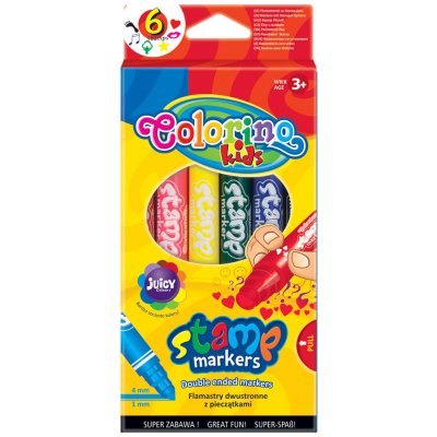 Patio Colorino 6ks oboustranné razítka 298803 – Zboží Mobilmania