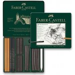 Faber-Castell Uhel Pitt Monochrome Charcoal plechová krabička 24ks 112978 – Sleviste.cz