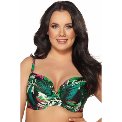 Ava Lingerie horní díl plavek SK-201 Tropical Island zeleno-barevná