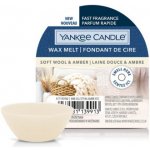 Yankee Candle Soft Wool & Amber vonný vosk do aromalampy 22 g – Zboží Mobilmania