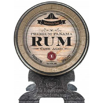 Old St. Andrews Admirals Cask Premium Panama Rum 40% 0,7 l (dárkové balení soudek)