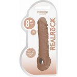 RealRock Penis Sleeve 8 - brown – Zboží Mobilmania