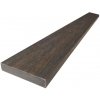 Příslušenství k plotu WPC dřevoplastové plotovky Dřevoplus PROFI rovné 15x80x900 - Walnut (ořech)