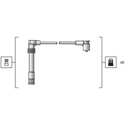 941318111162 MAGNETI MARELLI Sada kabelů pro zapalování – Zboží Mobilmania