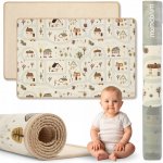 Mamabrum Vzdělávací podložka pěnová oboustranná béžová – Zboží Dáma