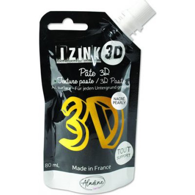 IZINK 3D reliéfní pasta 80 ml/gold, zlatá – Zbozi.Blesk.cz