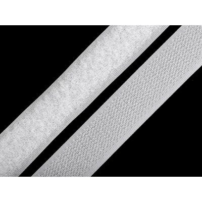 Suchý zip háček + plyš šíře 25 mm Varianta: 1 bílá, Balení: 1 m – Hledejceny.cz