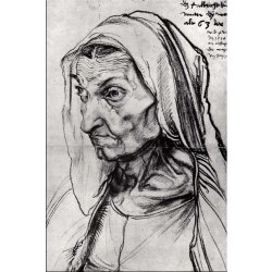 Reprodukce - R12-3 Albrecht Dürer - Matka malíře obraz - Nejlepší Ceny.cz