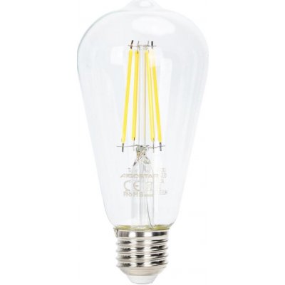 Aigostar B.V. LED Stmívatelná žárovka FILAMENT ST64 E27/6W/230V 6500K AI1683 – Hledejceny.cz