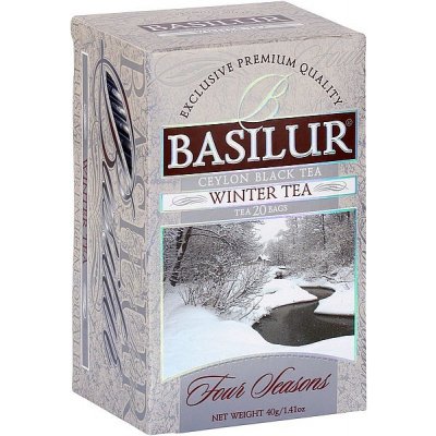 Basilur Four Seasons Winter Tea zimní černý čaj s brusinkou porcovaný v přeb50 g – Hledejceny.cz