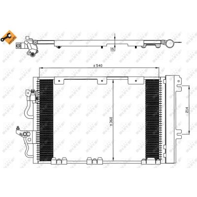 Kondenzátor, klimatizace NRF 35556 – Zbozi.Blesk.cz