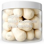 Vilgain Lyofilizované jahody v čokoládě bílá čokoláda 120 g – Zboží Dáma