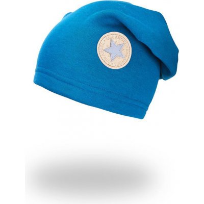 Little Angel Čepice spadlá hřejivá tyrkys – Zboží Dáma